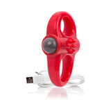 Charged Yoga Rechargeable Vibe Ring - Red