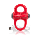 Charged Yoga Rechargeable Vibe Ring - Red