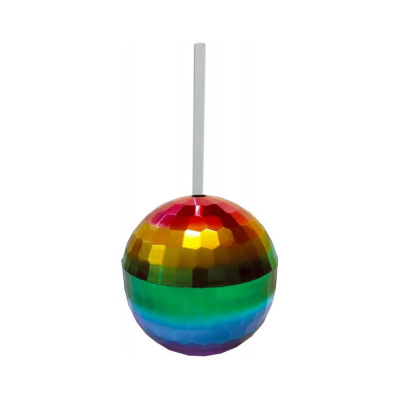 Rainbow Disco Ball Cup