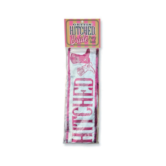 Gettin Hitched Bride Party Sash