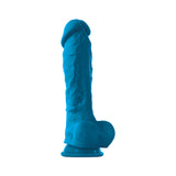 ColourSoft 8in Soft Dildo Purple