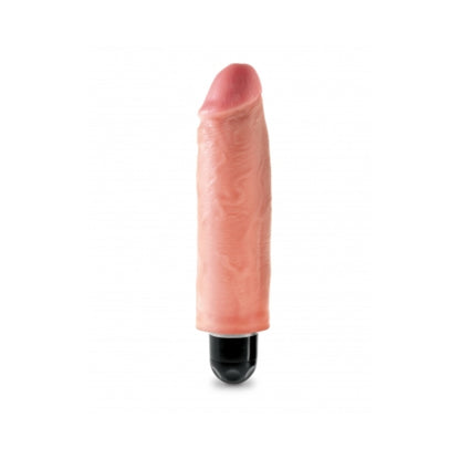 King Cock 6 inches Vibrating Stiffy Beige