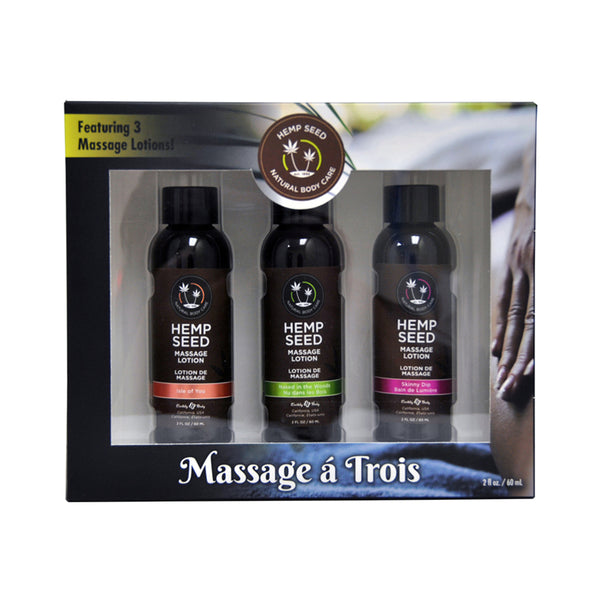 Earthly Body Massage Trio - 2 oz Isle, Skinny & Naked