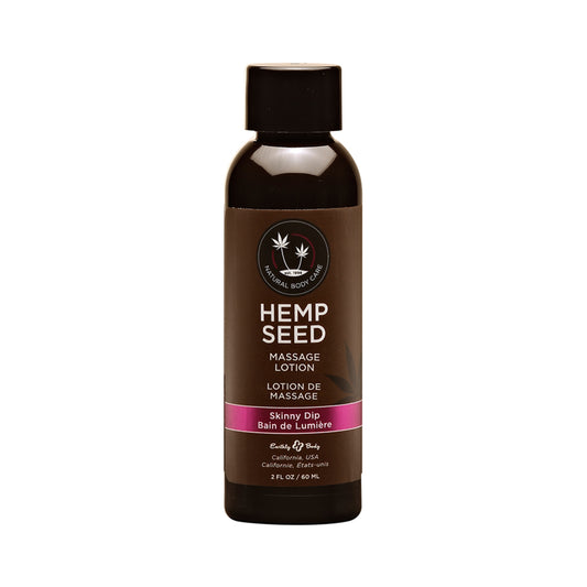 Earthly Body Hemp Seed Massage Lotion - 2 oz Skinny Dip