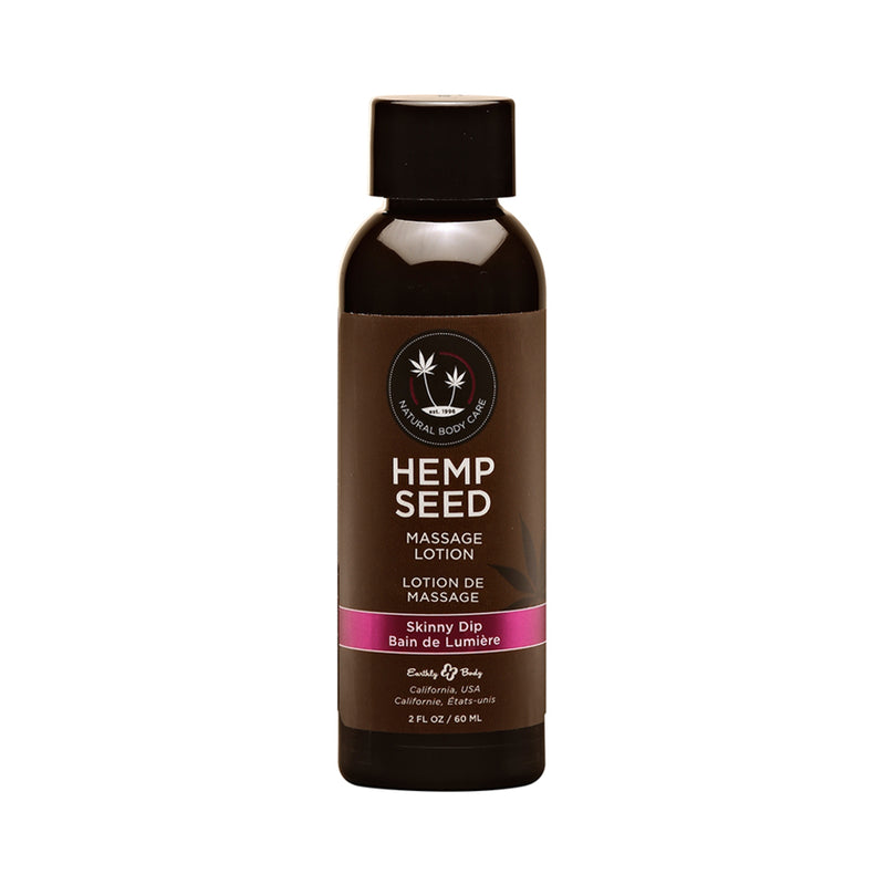 Earthly Body Hemp Seed Massage Lotion - 2 oz Skinny Dip