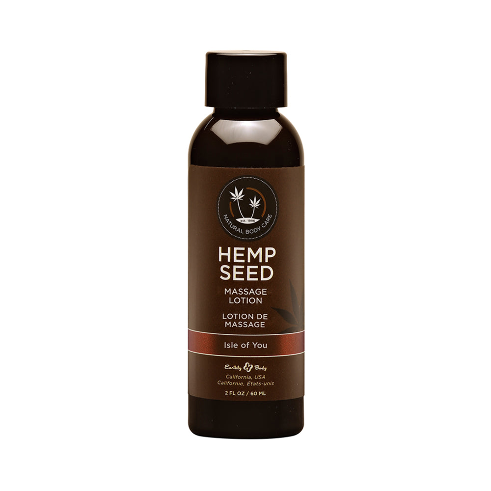 Earthly Body Hemp Seed Massage Lotion - 2 oz Isle of You