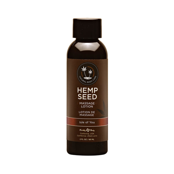 Earthly Body Hemp Seed Massage Lotion - 2 oz Isle of You