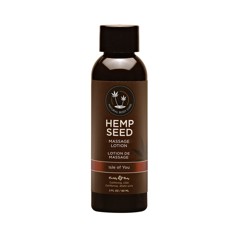 Earthly Body Hemp Seed Massage Lotion - 2 oz Isle of You