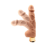 Skinsations Gold Series Vein Jumper 7.5in Vibrating Dildo Multi Function