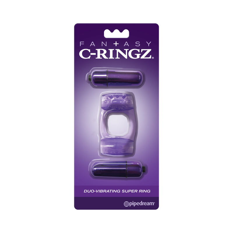 Fantasy C-Ringz Duo-Vibrating Super Ring Purple