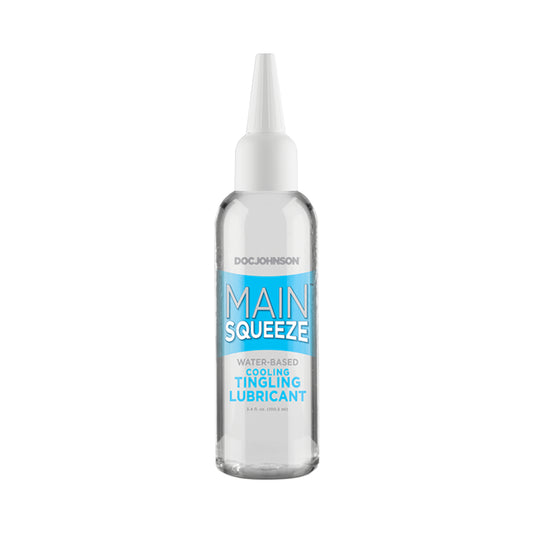 Main Squeeze Cooling Tingling Water Based Lubricant 3.4oz