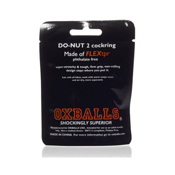 Do-Nut-2 Large Atomic Jock Cockring - Ice Blue