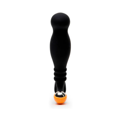 Nexus Ultra Si Silicone & Polypropylene Massager - Black/orange