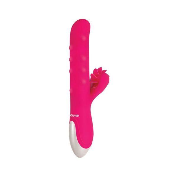 Evolved Love Spun Silicone Rechargeable Pink