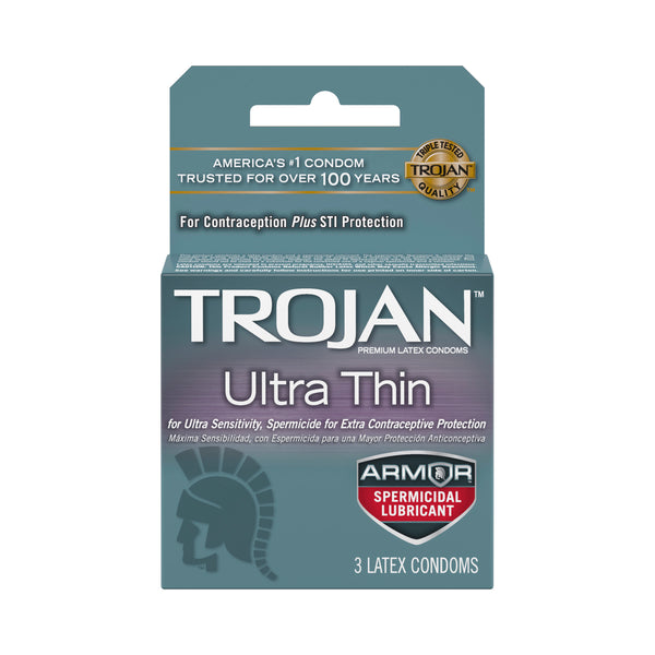 Trojan Ultra Thin Armor (spermicidal) 3pk