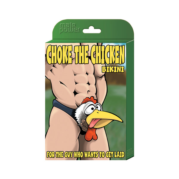 Choke the Chicken Bikini - One Size - Black