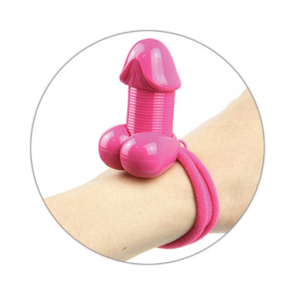 Pecker Lastick Hair Tie Pink