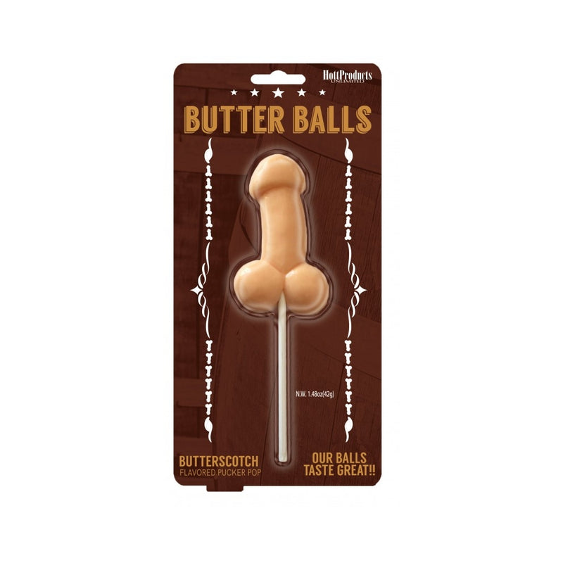 Butter Balls Pecker Pop - Butterscotch