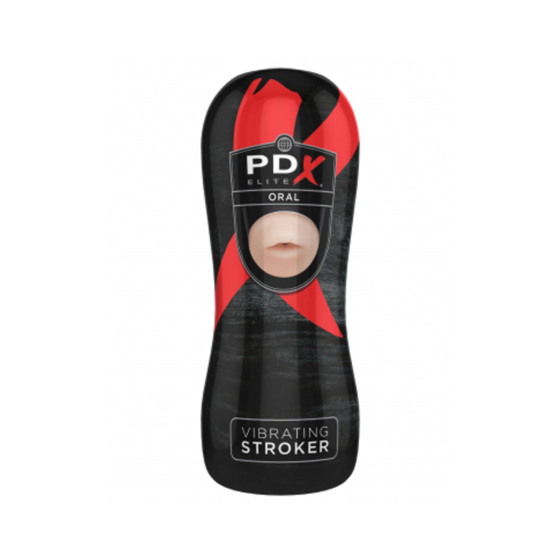 Pdx Elite Vibrating Stroker Oral