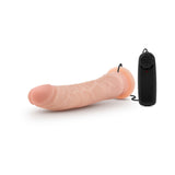 Dr. Skin - 8.5 Inch Vibrating Realistic Cock With  Suction Cup - Mocha
