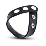 Performance - Vs5 - Silicone 3-snap Cock Strap - Black