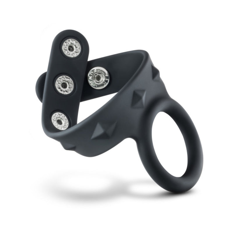 Performance - Vs7 - Silicone Cock & Ball Strap Large - Black