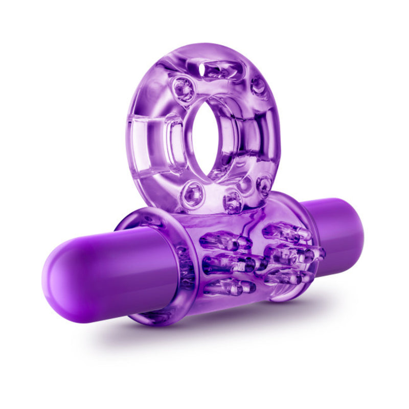 Play With Me - Couples Play - Vibrating Cockring - Purple