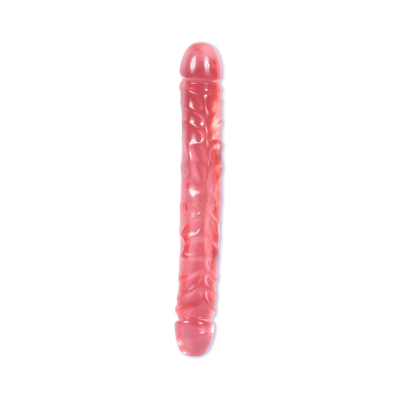 Crystal Jellies Jr Double Dong Pink 12
