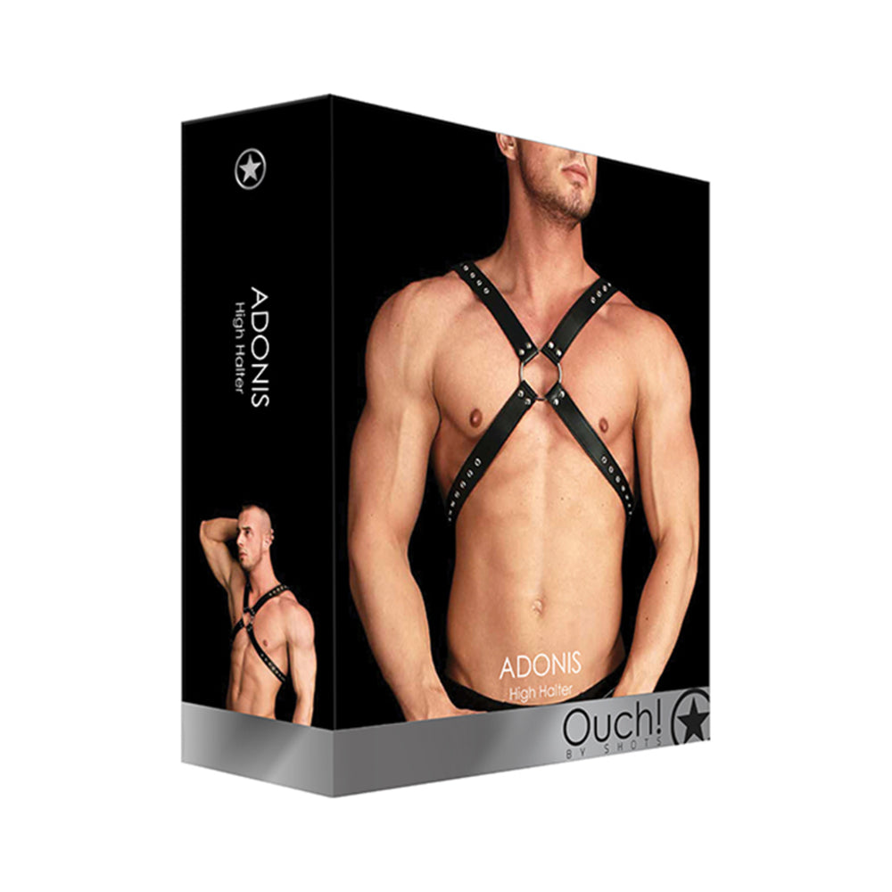 Ouch! Adonis - High Halter - Black