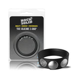 Rock Solid Silaflex 3-snap (adjustable) Black