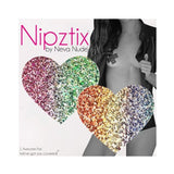 Neva Nude Pasty Heart Glitter Multicolor
