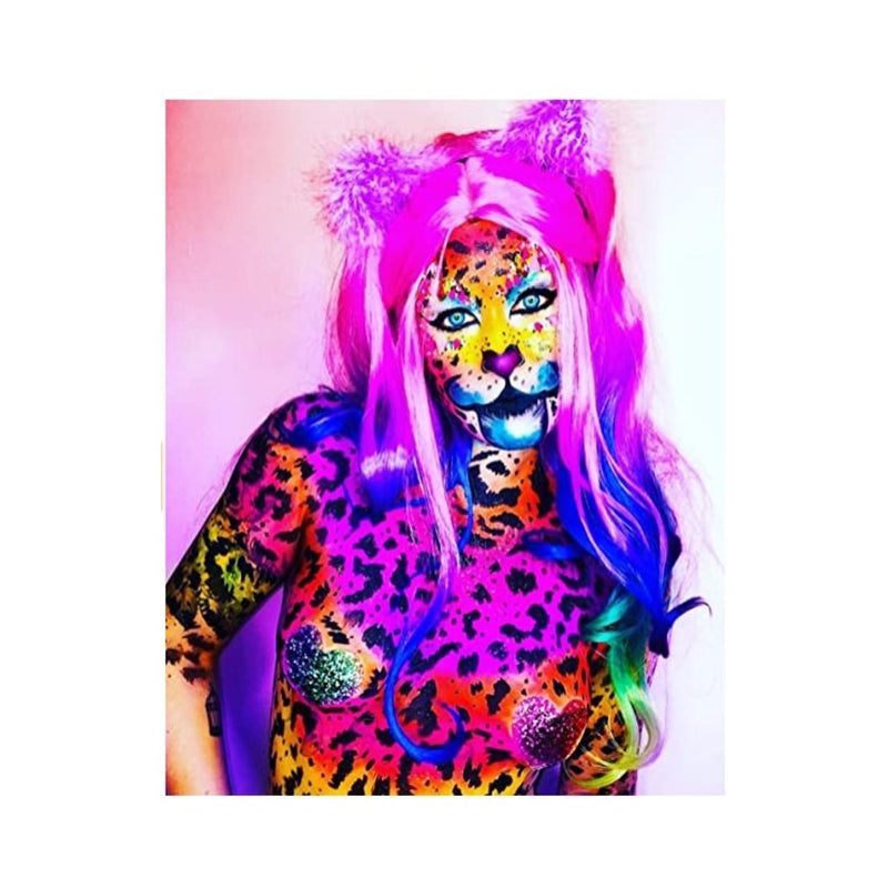 Neva Nude Pasty Heart Glitter Multicolor