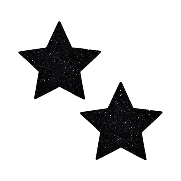 Neva Nude Pasty Starry Night Glitter Malice Black Set Of 6