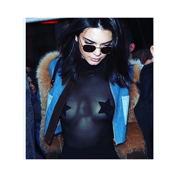 Neva Nude Pasty Starry Night Glitter Malice Black Set Of 6