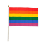 Gaysentials Rainbow Stick Flag 4in X 6in