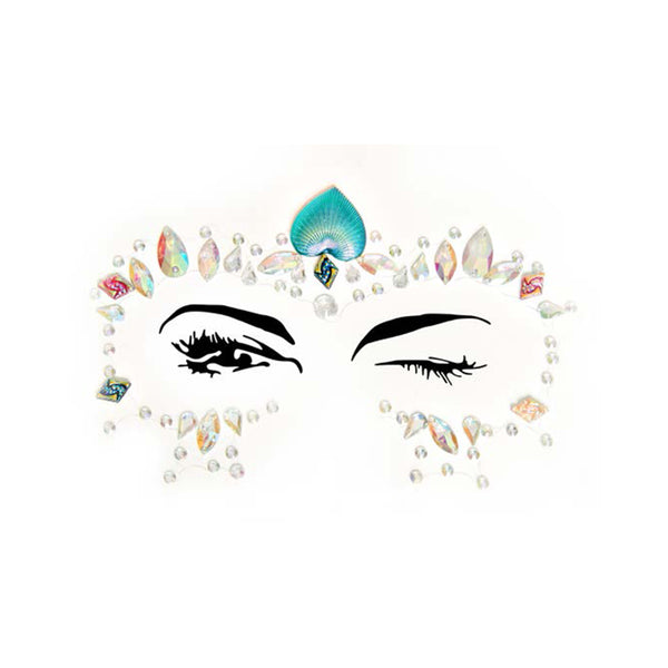Ariel Adh Face Jewels Sticker (6pk)