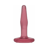 Crystal Jellies Butt Plug Pink Small