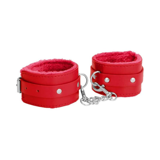 Ouch! Plush Leather Wrist Cuffs