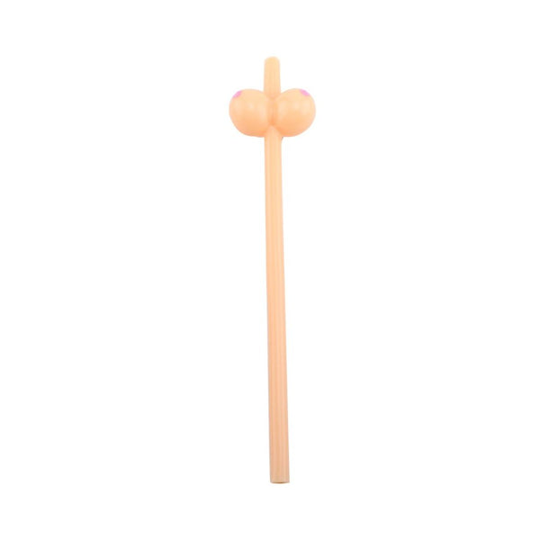 Booby Straws - Flesh Pack of 6