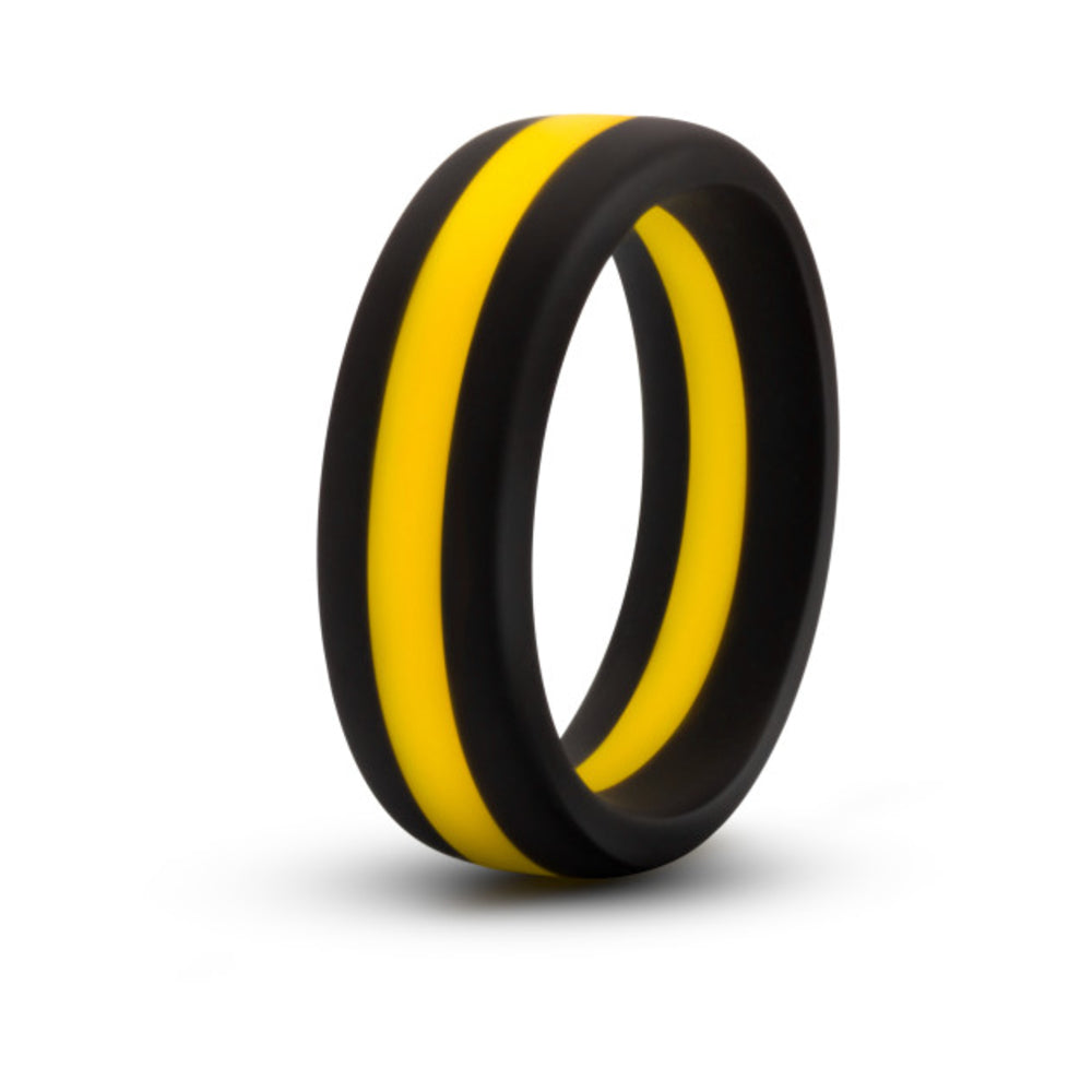Blush Performance Silicone Go Pro Cock Ring - Black/Green