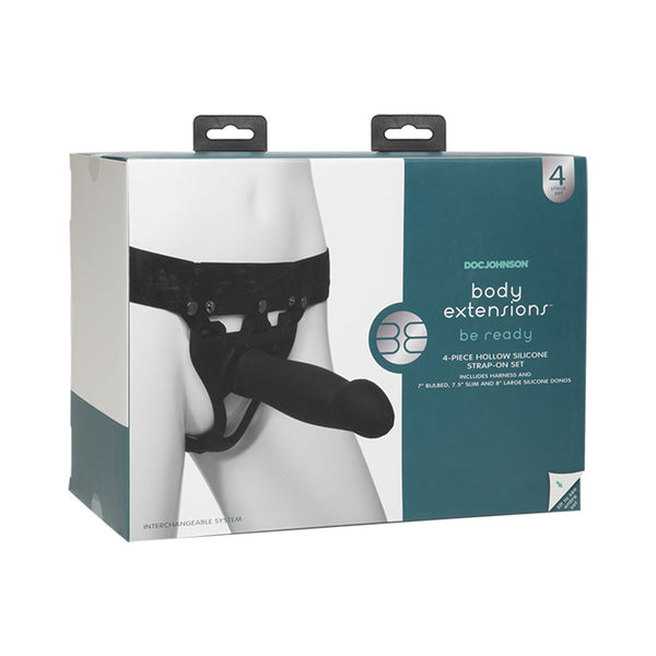 Body Extensions Be Ready 4 Piece Strap On Set