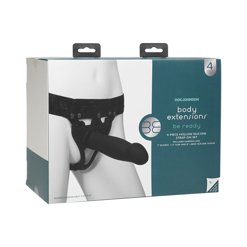 Body Extensions Be Ready 4 Piece Strap On Set