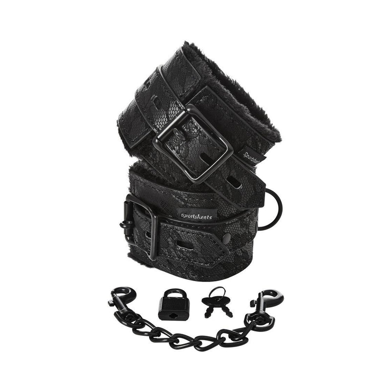 Sincerely, Ss Lace Fur Lined Handcuffs