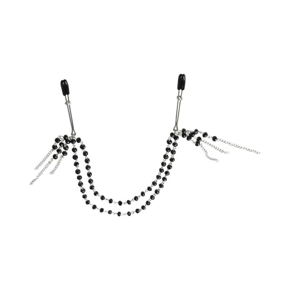 Sincerely, Ss Black Jeweled Nipple Clips