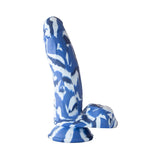 Major Dick Commando Dong 7.25 inches Blue Camo