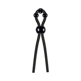 Ultimate Silicone Lasso Cock Ring Black