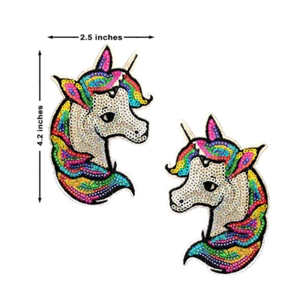 Neva Nude Reusable Pasty Unicorn Sequins