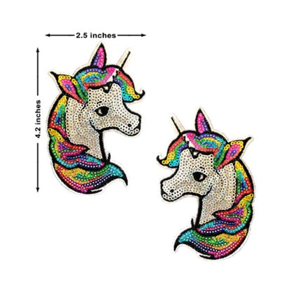 Neva Nude Reusable Pasty Unicorn Sequins