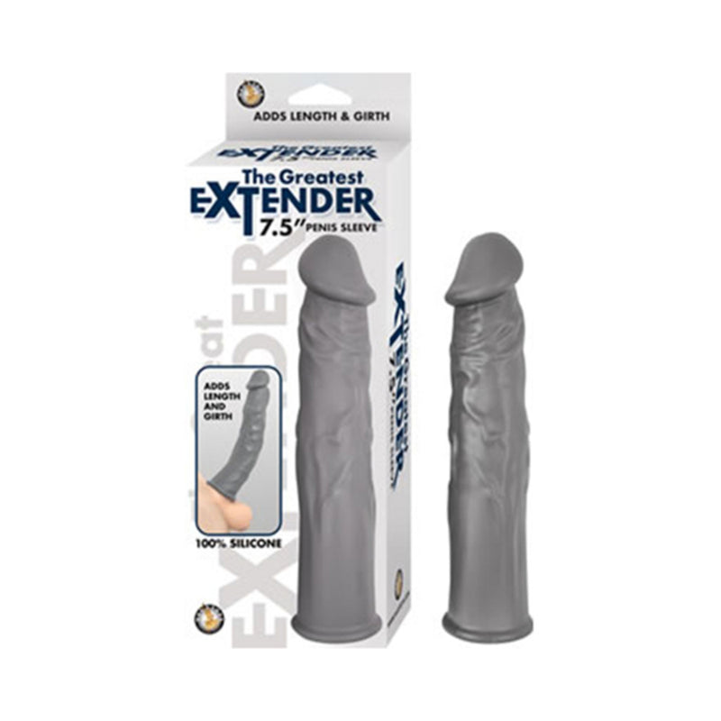 The Great Extender 7.5in Penis Sleeve Silicone