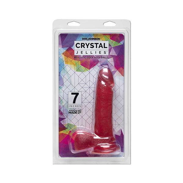 Crystal Jellies 7in Realistic w/Balls Pu